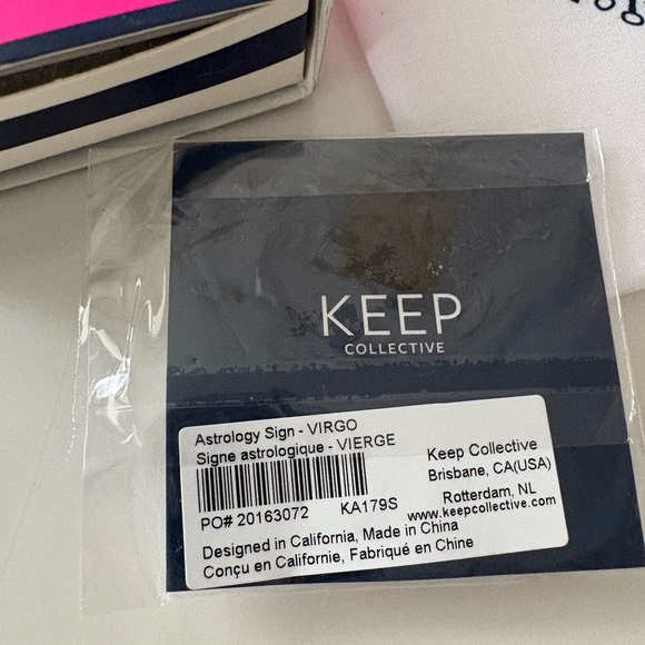 NWT Keep Collective “Virgo” Astrology Charm silver - Picture 4 of 4